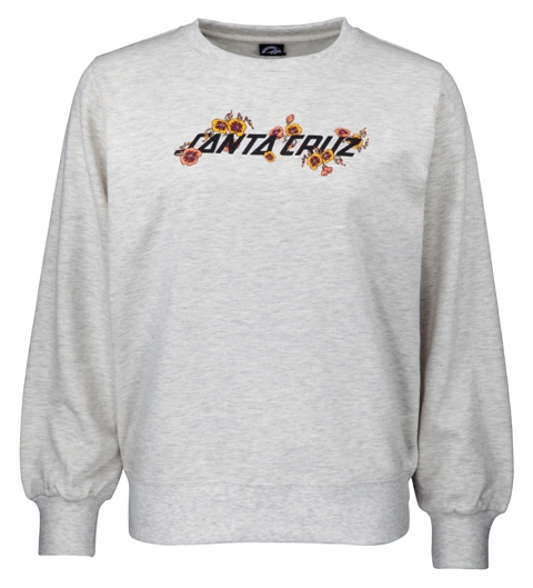 [3SGS1033008] Crew Poppy Strip Athletic Heather (8)