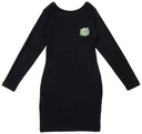 Dress Rose Dot Black