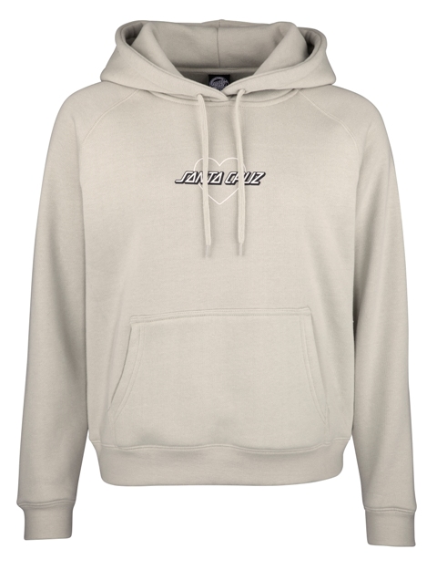 [3SGF1034008] Hood Heart Strip Silver