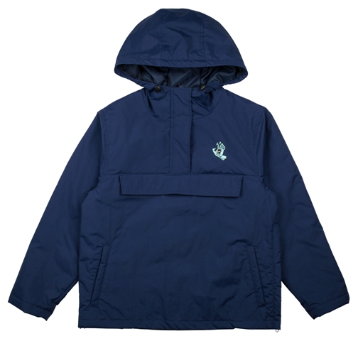 [3SGF2047008] JACKET WOMEN SCREAMING HAND POP OVER DARK NAVY