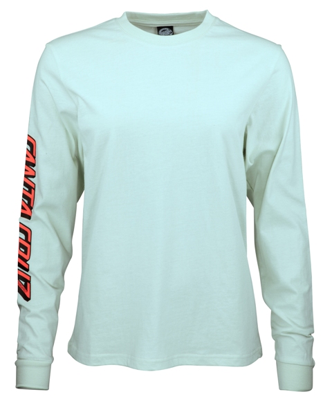 [3SGS1023008] Tee L/S Broken Dot Barely Blue