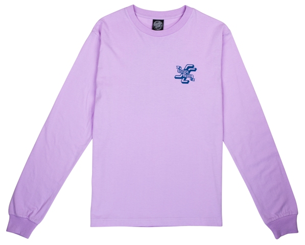[3SGF9019008] TEE L/S SC SQUARED LAVENDER