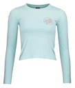 Women Tee L/S Screaming Paisley Dot Sea Blue