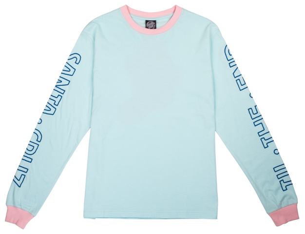 TEE L/S SCREAMING SKULL SKY