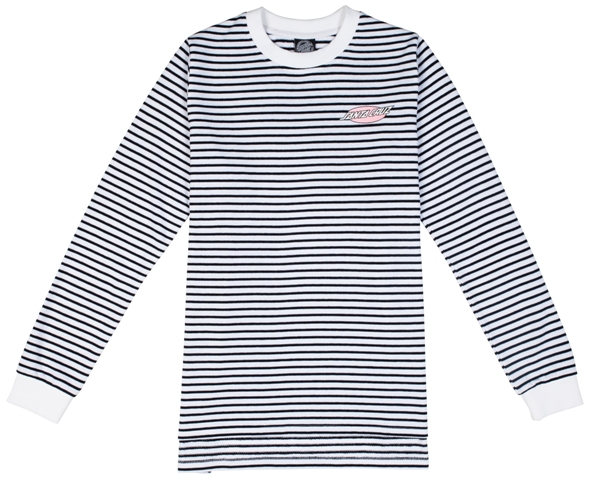 [3SGF1817008] Top L/S Oval Dot Black/White