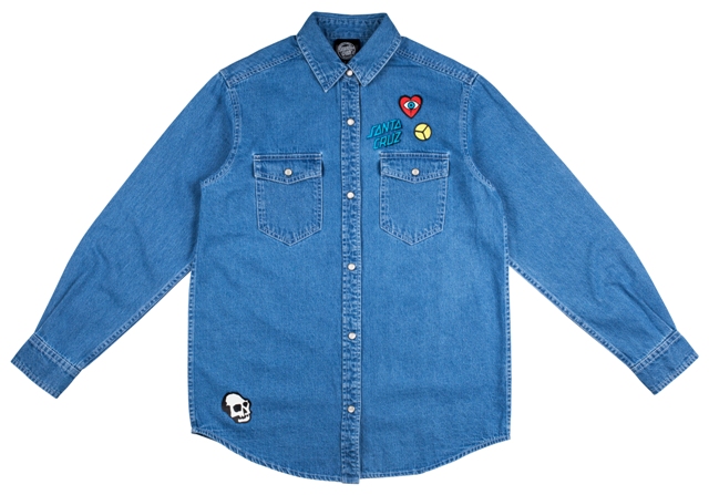 [3SGF9034008] SHIRT INDIRA LIGHT DENIM