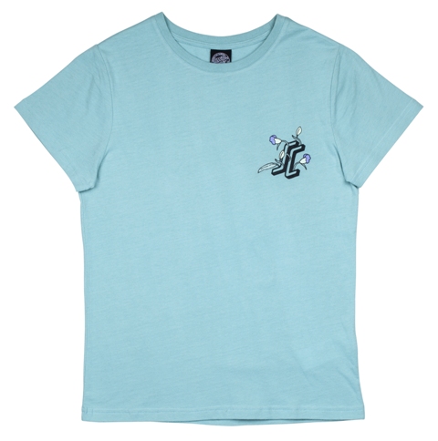 Women Tee Floral Dot