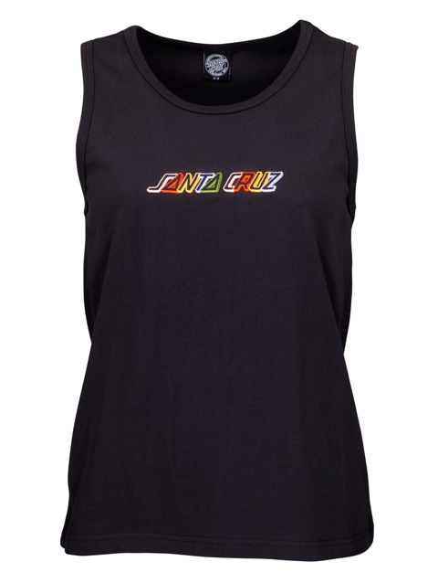 [3SGS1029008] VEST ALPHA STRIP BLACK WASH