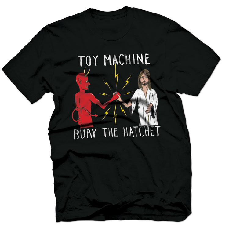 [5TMTS01400S] TEE BURY THE HATCHET (S, Black)