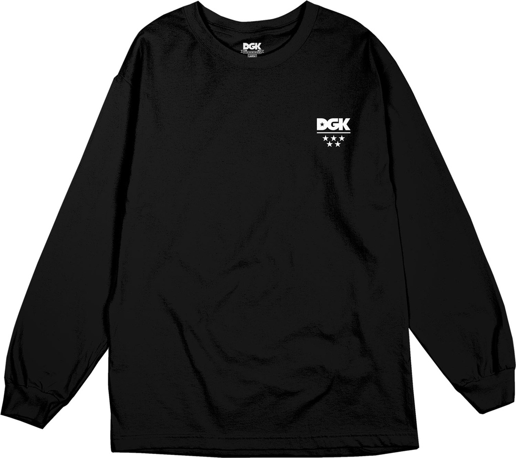 [PTL-1223] TEE L/S ALL STAR MINI LOGO (S, BLACK)