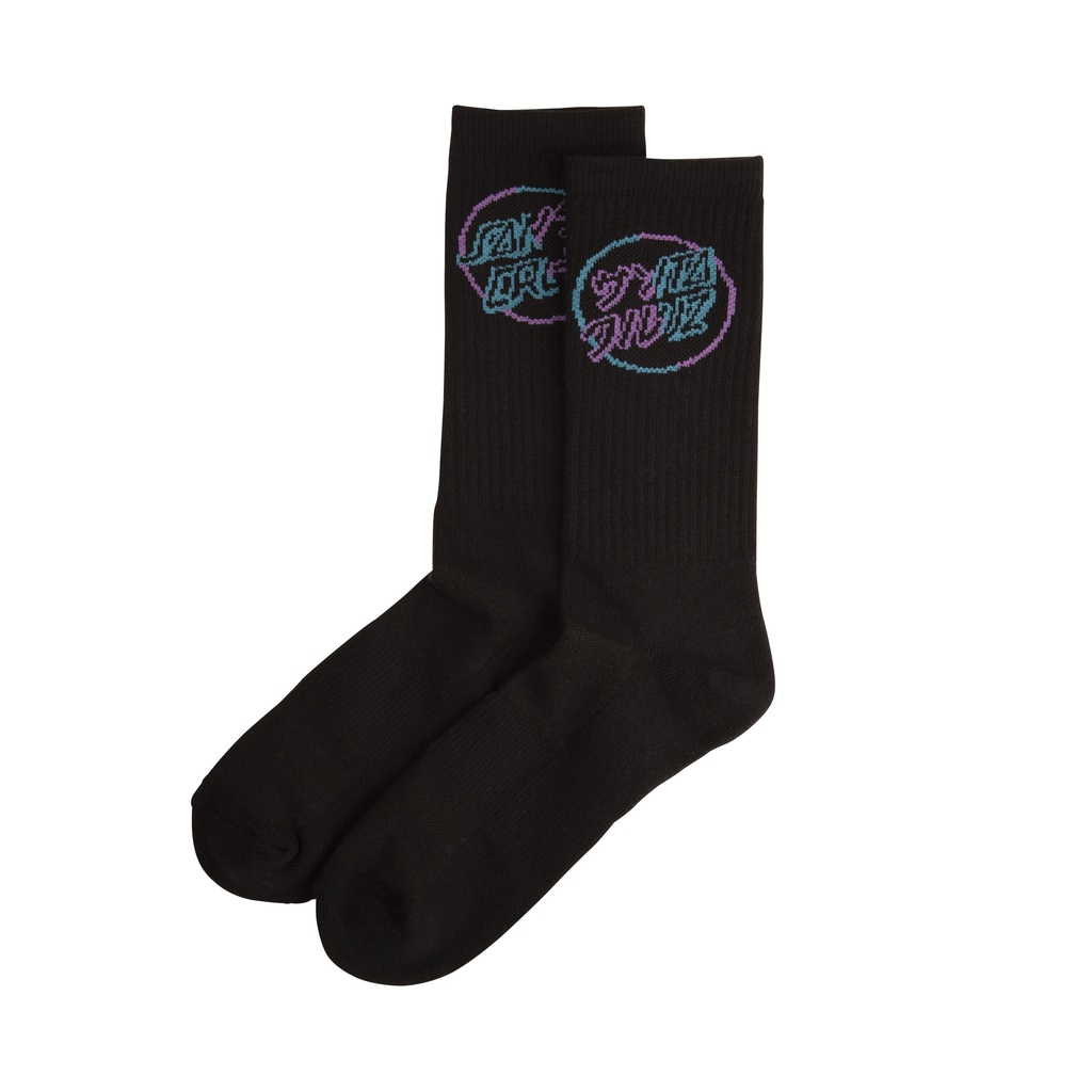 [3SS22169000] Socks Divide Dot (BLACK)