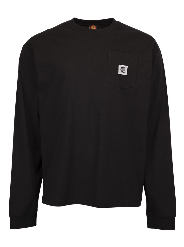 [3SS2223600M] TEE L/S LUNA (BLACK)