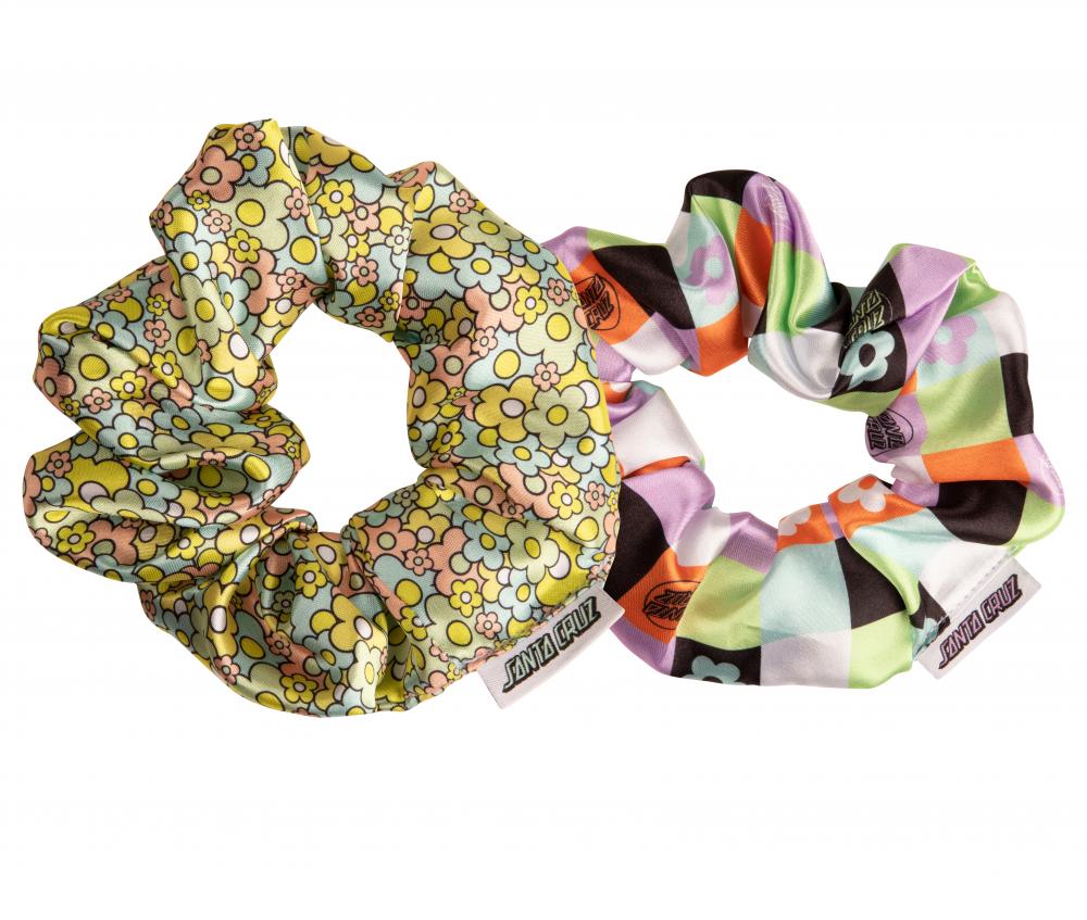 [SCA-ACC-0186] ACCESSORIES PATCHED UP SCRUNCHIE (2 PACK)