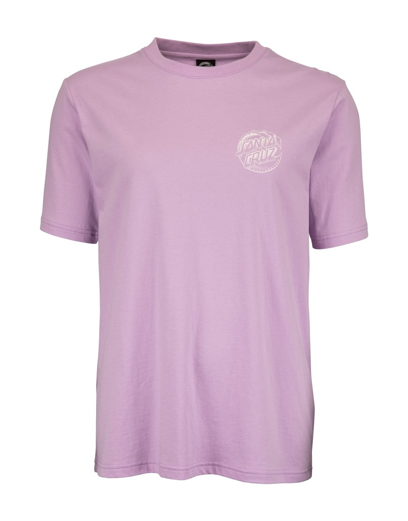 Tee Women Split Strip Wave Dot