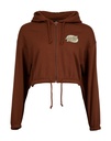 Zip Hood Lined Oval Dot