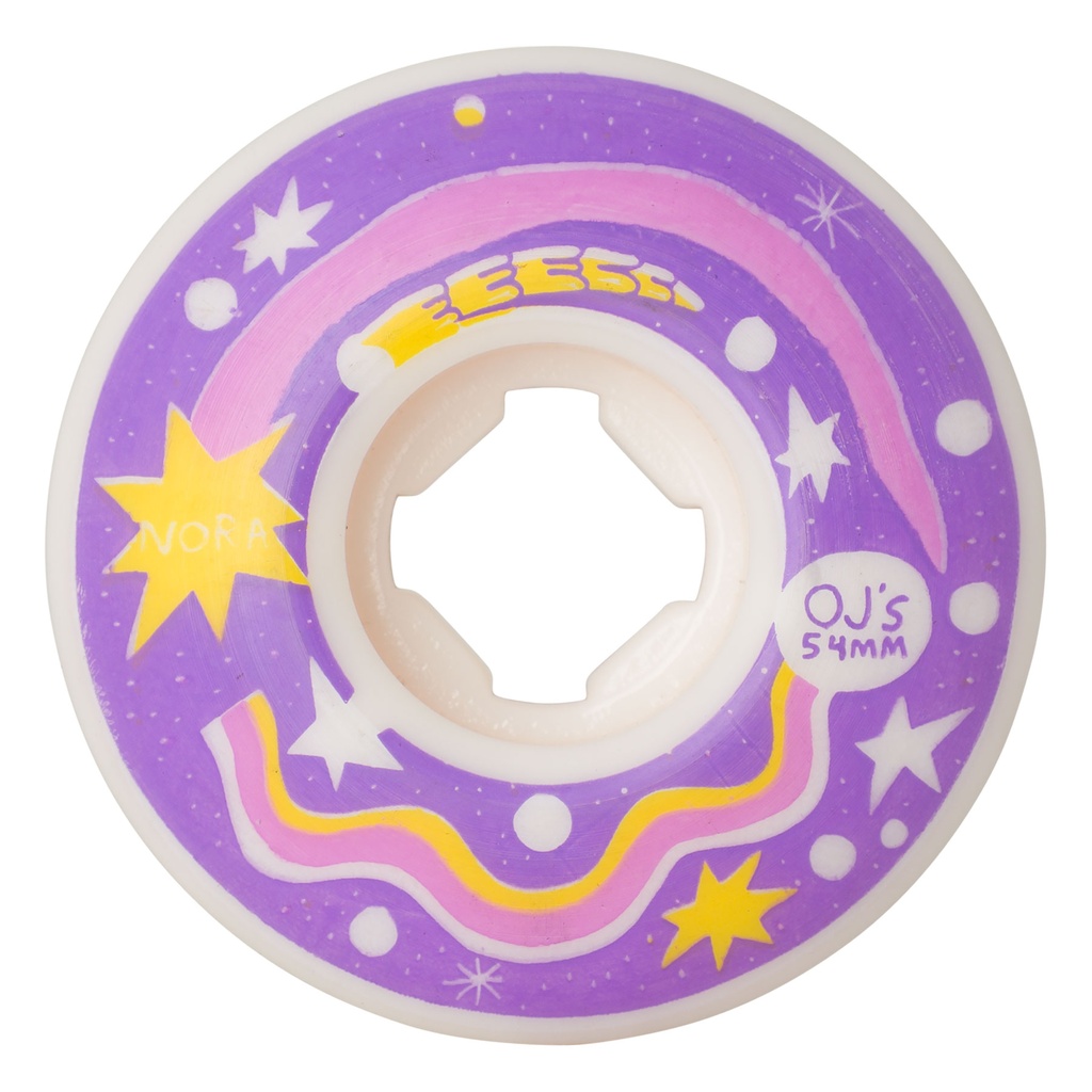 [22223048054] 54mm Nora Dreams Elite White Ez Edge 101A