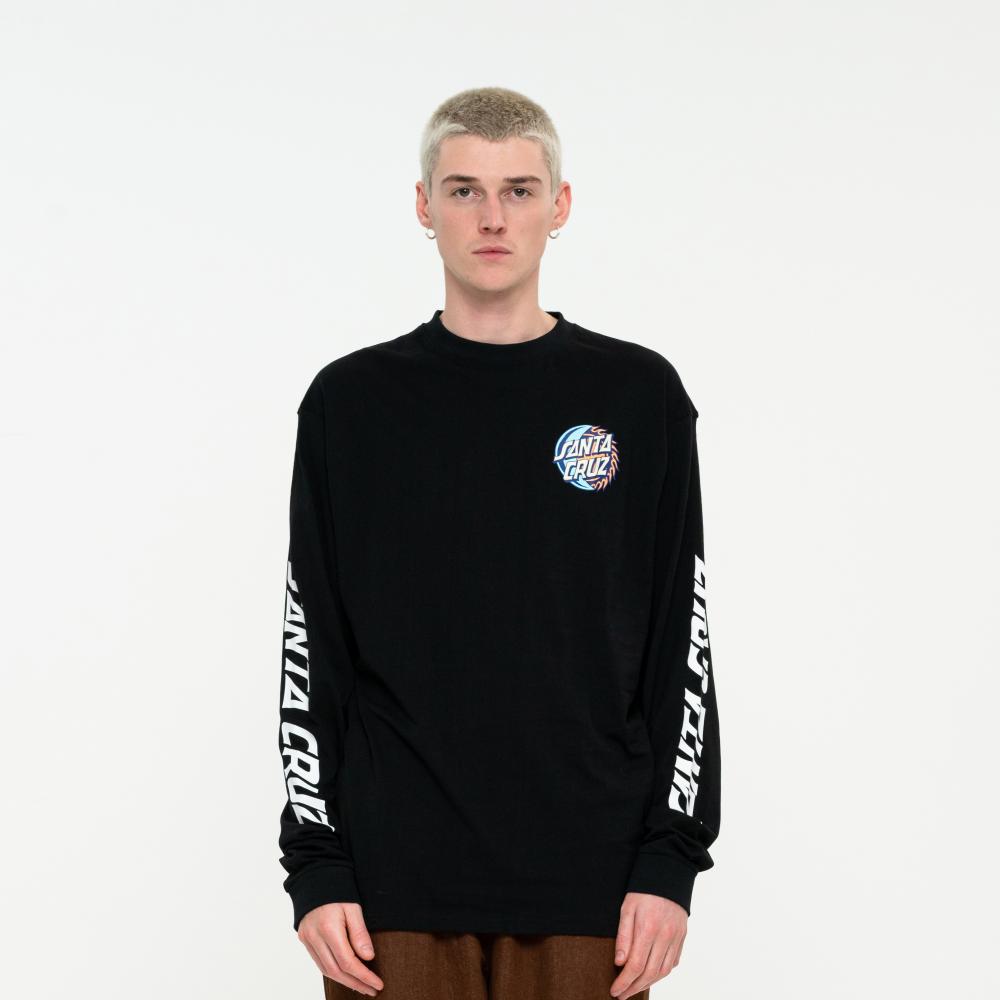[SCA-LTE-1389] Tee L/S Eclispe Dot (BLACK, S)