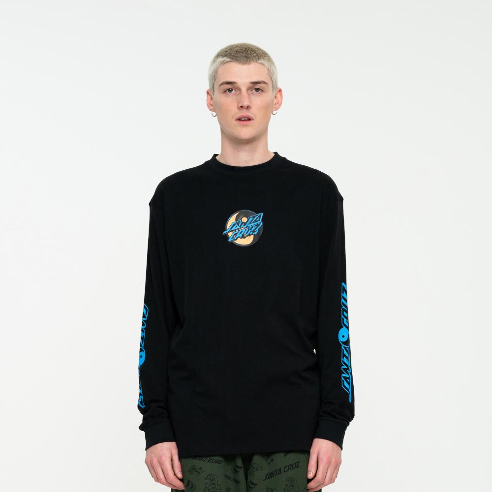 [SCA-LTE-1419] Tee L/S Shark Trip (S, BLACK)
