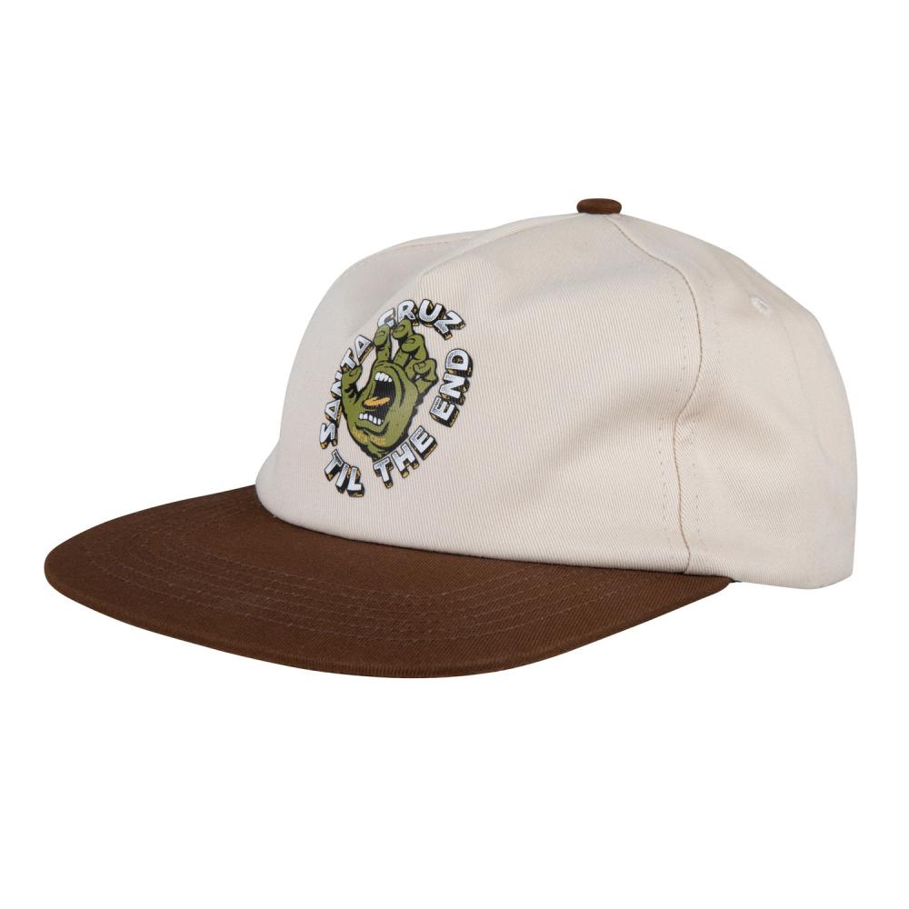 [SCA-CAP-0373] Cap Til The End (Off White / Uniform Green)