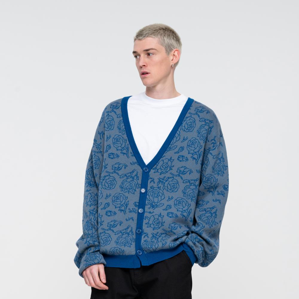 [SCA-CDG-0002] CARDIGAN BOTANICAL KNIT (M)