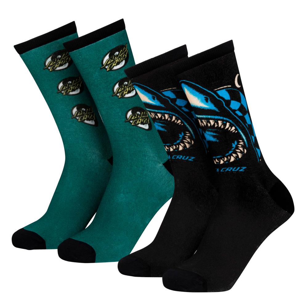 [SCA-SCK-0366] Socks Shark Trip (2 Pack)