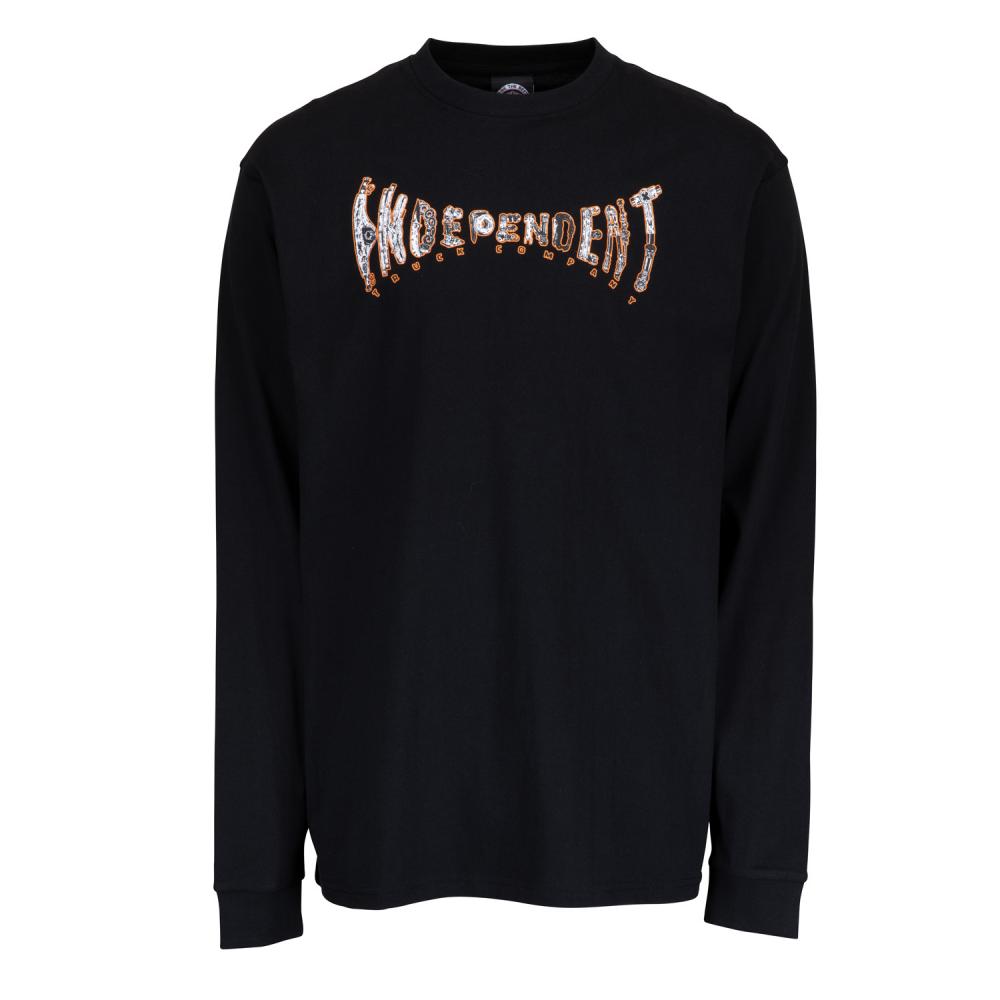 [INA-LTE-0485] Tee L/S Genuine Parts (S, BLACK)