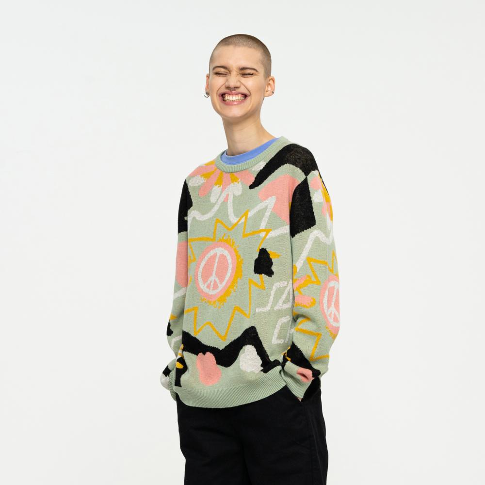 [SCA-WCR-0420] Crew Women Breakers Scribble Knit (6)