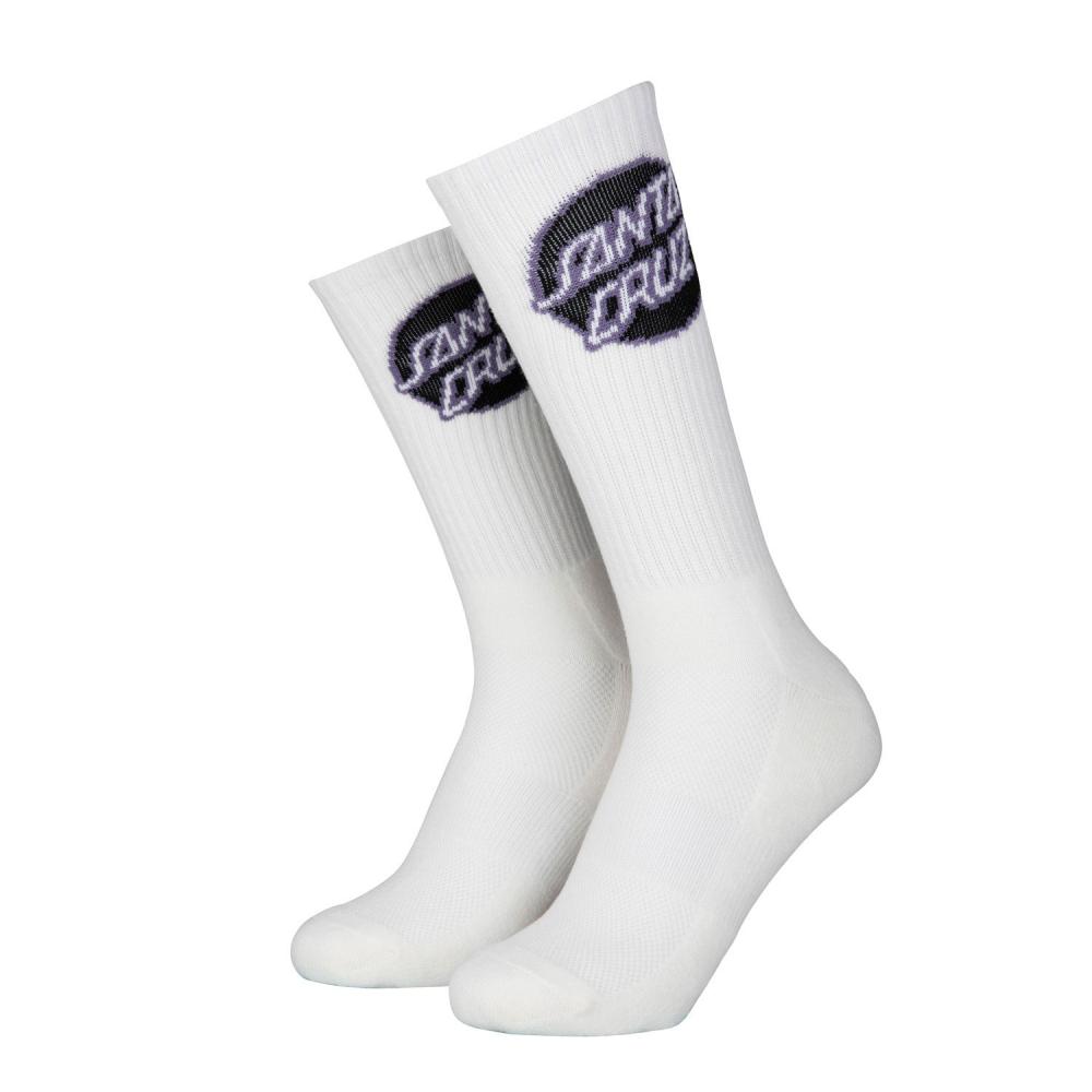 [SCA-SCK-0382] Socks Other Dot (Bone)