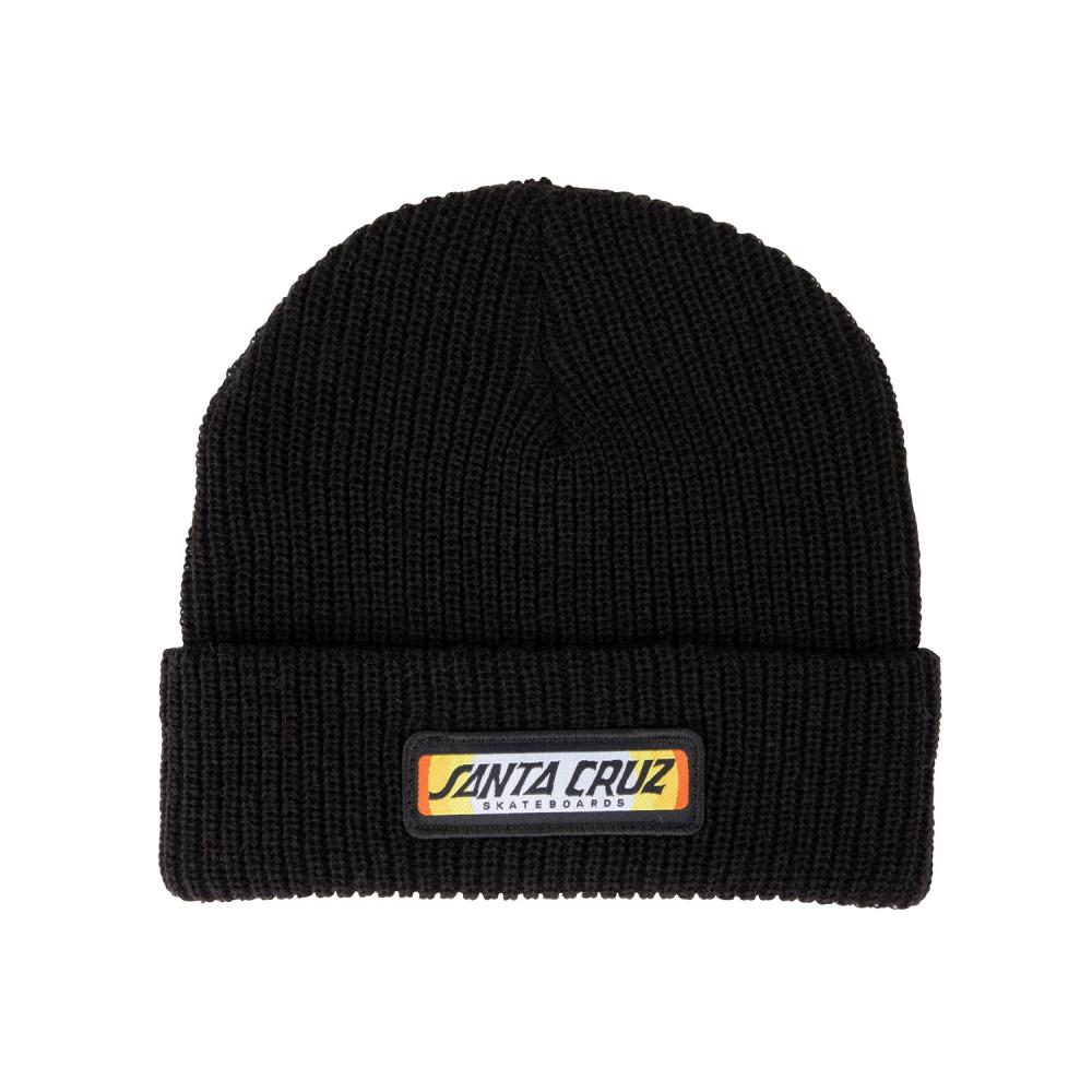 [SCA-BNE-0273] Beanie Sundown Ray Strip (BLACK)