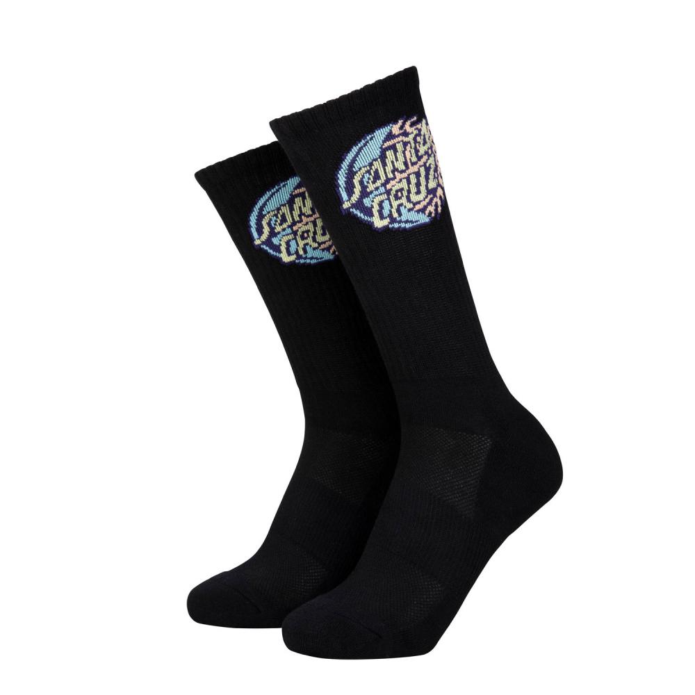 [SCA-SCK-0358] Socks Eclipse Dot (BLACK)
