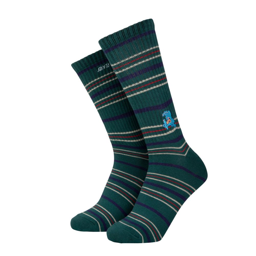 [SCA-SCK-0362] SOCKS BEACH BUM HAND (CEDAR STRIPE)