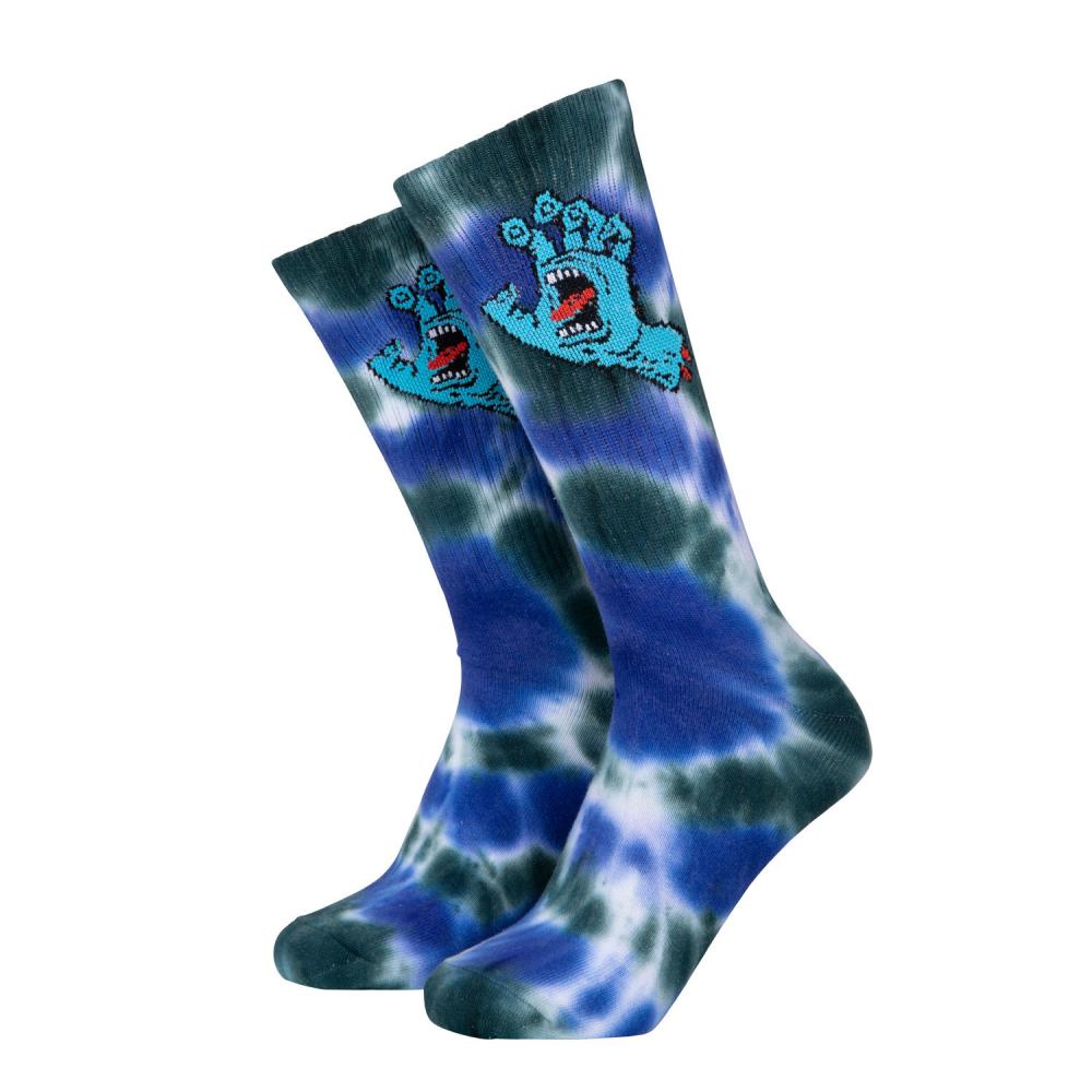 Socks Screaming Hand Tie Dye