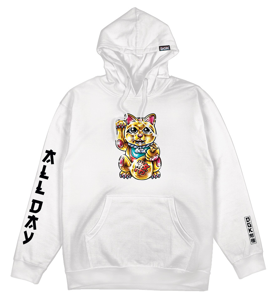 GOLDEN CAT HOODED FLEECE