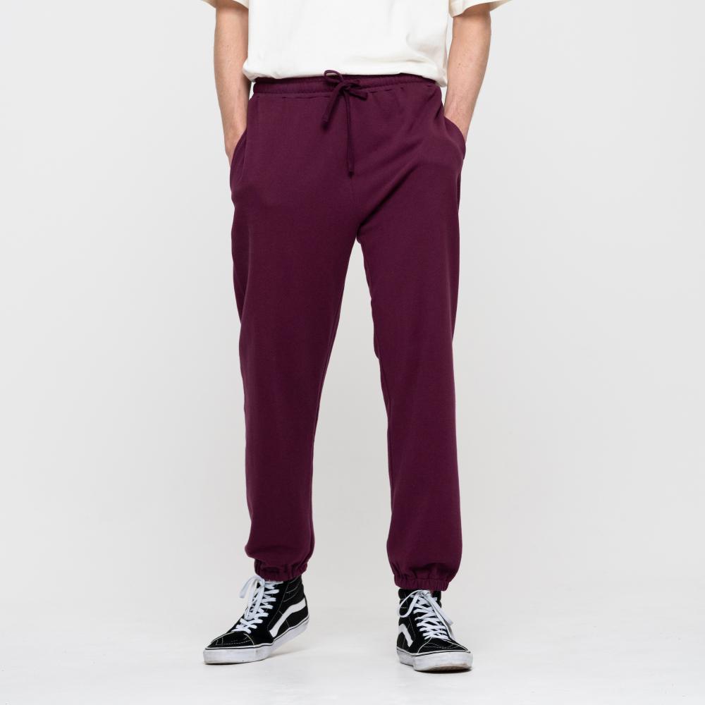 [SCA-PNT-0723] Pant Classic Label Jogger (Beetroot, S)