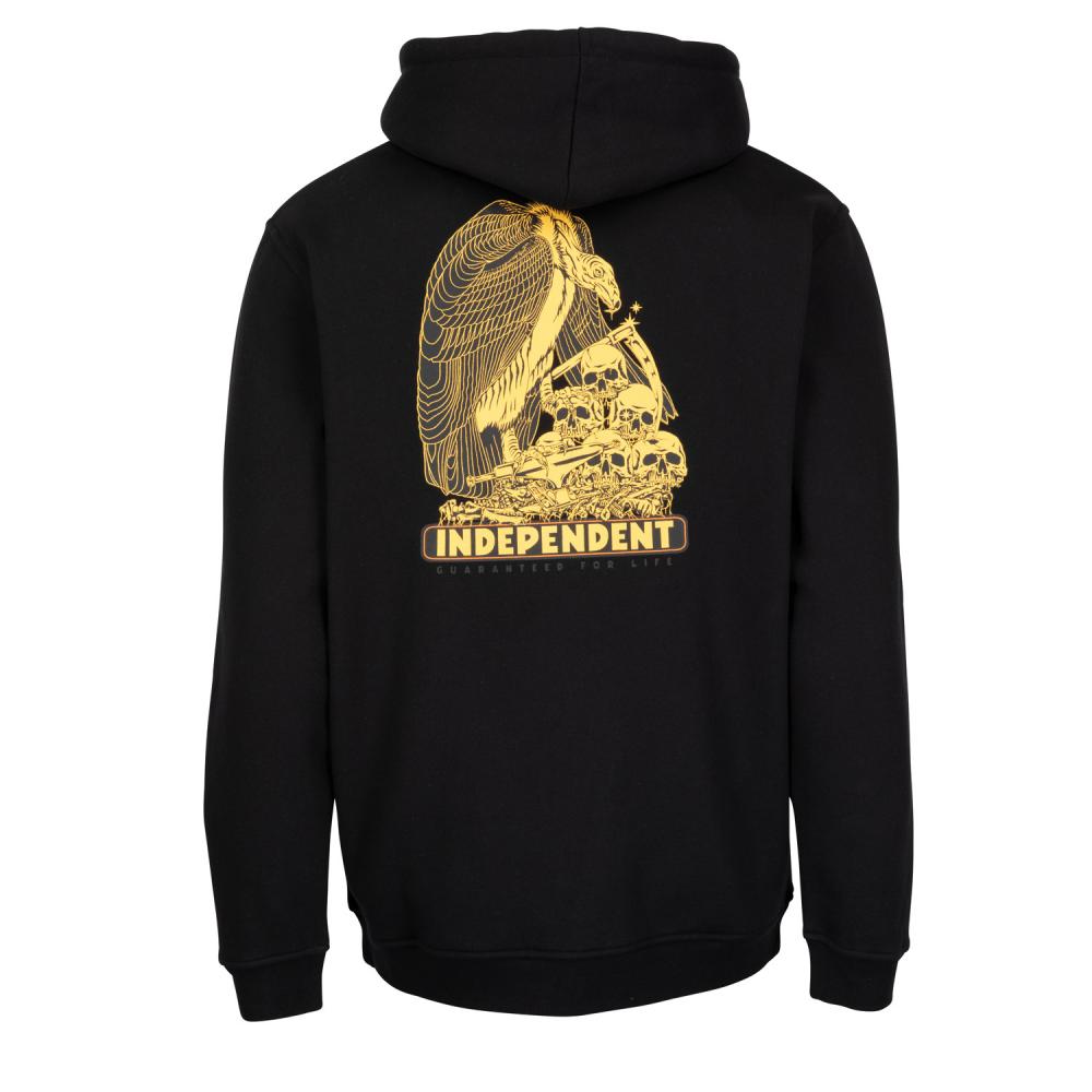 [INA-HDZ-0156] Zip Hood Gfl Boneyard (Black, M)