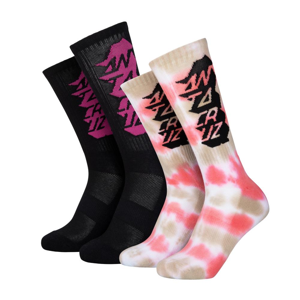 SOCKS STACKED STRIP WOMEN (2 PK)