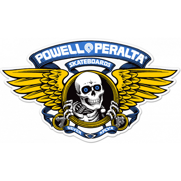 [SSPPWRPB12] Sticker Winged Ripper 12" Blue