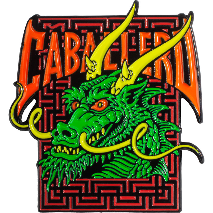 Lapel Cab Street Dragon Pin ‘2’ Green