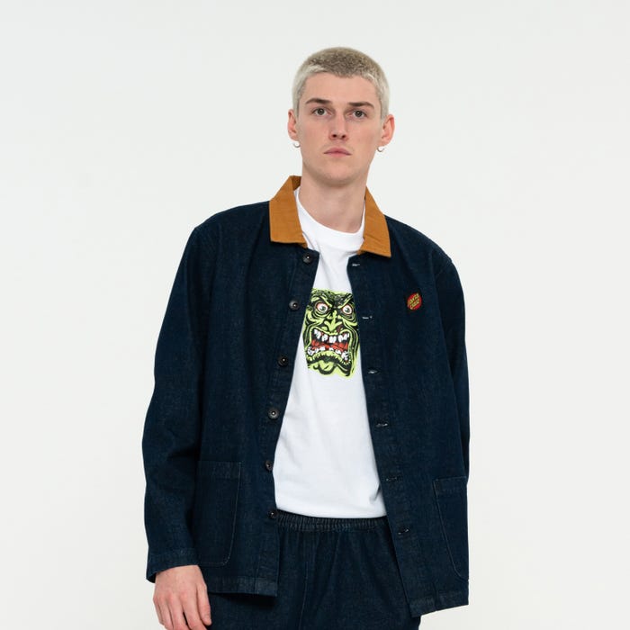 [SCA-JKT-0664] Jacket Unite (Raw Indigo Denim, M)