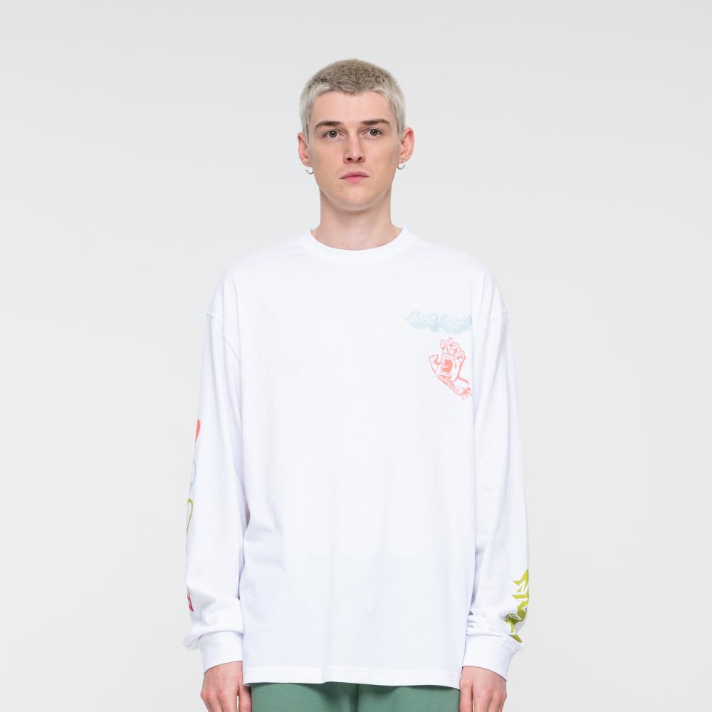 TEE L/S SC ALL IN (S, BEIGE)
