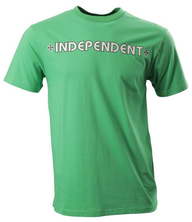 [0D100T24000] YOUTH TEE BAR CROSS HERBAL GREEN