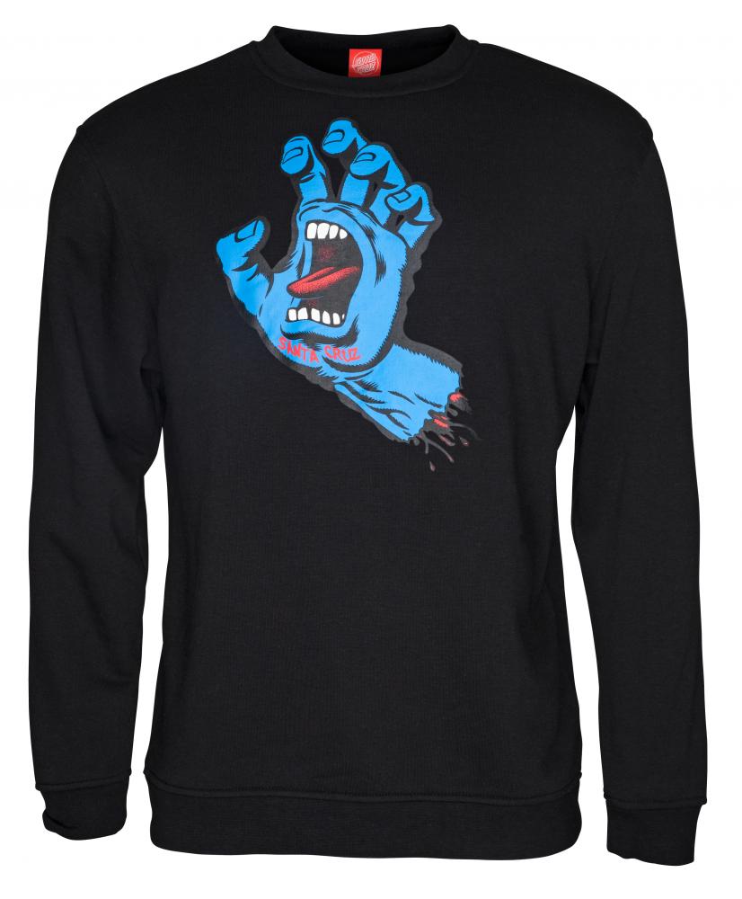 [3SF1712800S] CREW SCREAMING HAND (S, BLACK)