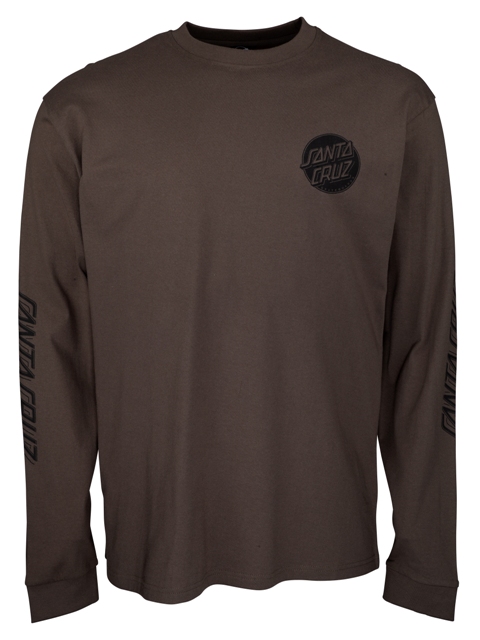 [3SS2121900M] TEE L/S CONTRA DOT MONO (Black)