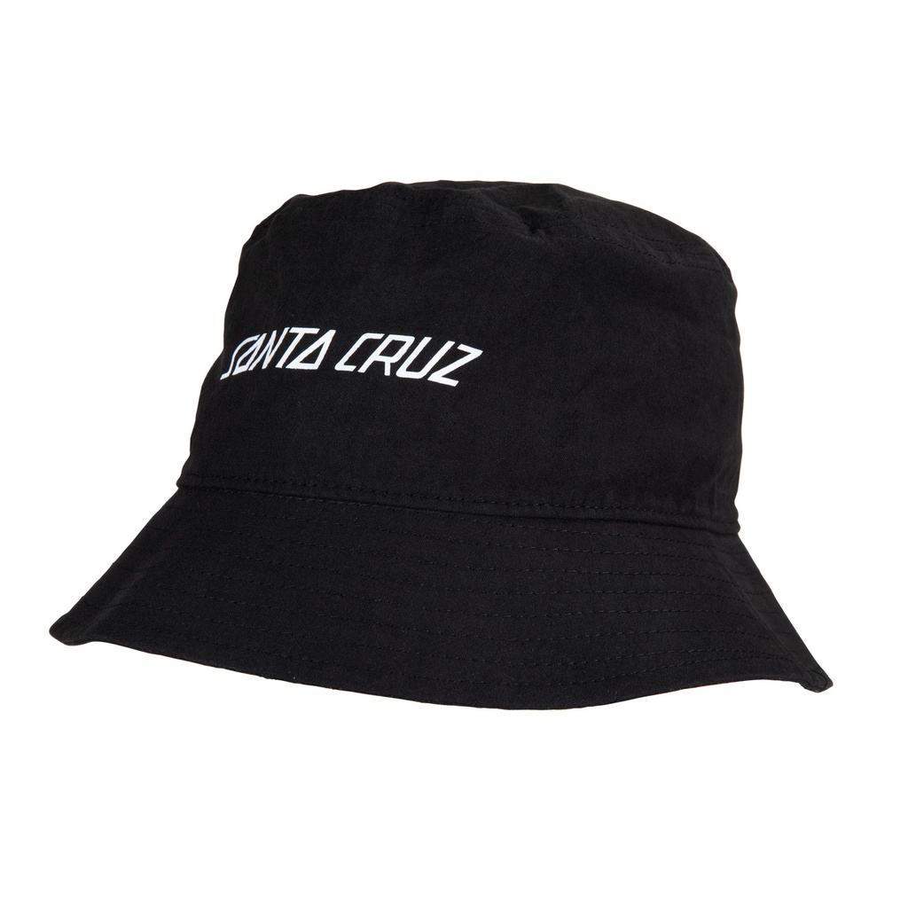 [SCA-WHA-0116] HAT WOMEN STRIP CARGO BUCKET (Washed Black)