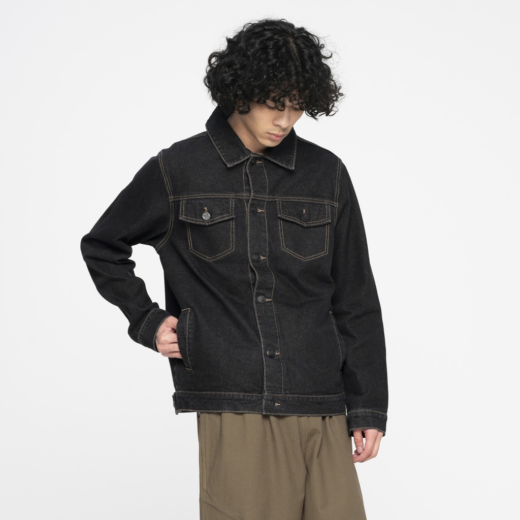 [SCA-JKT-0768] Jacket Dark Moon Dot (M)