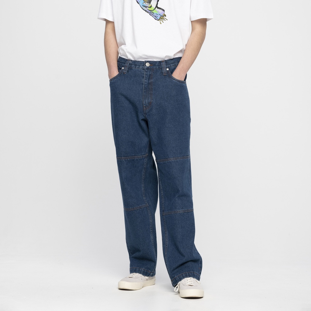 [SCA-PNT-0858] Pant Classic Label Panel Jean (32)