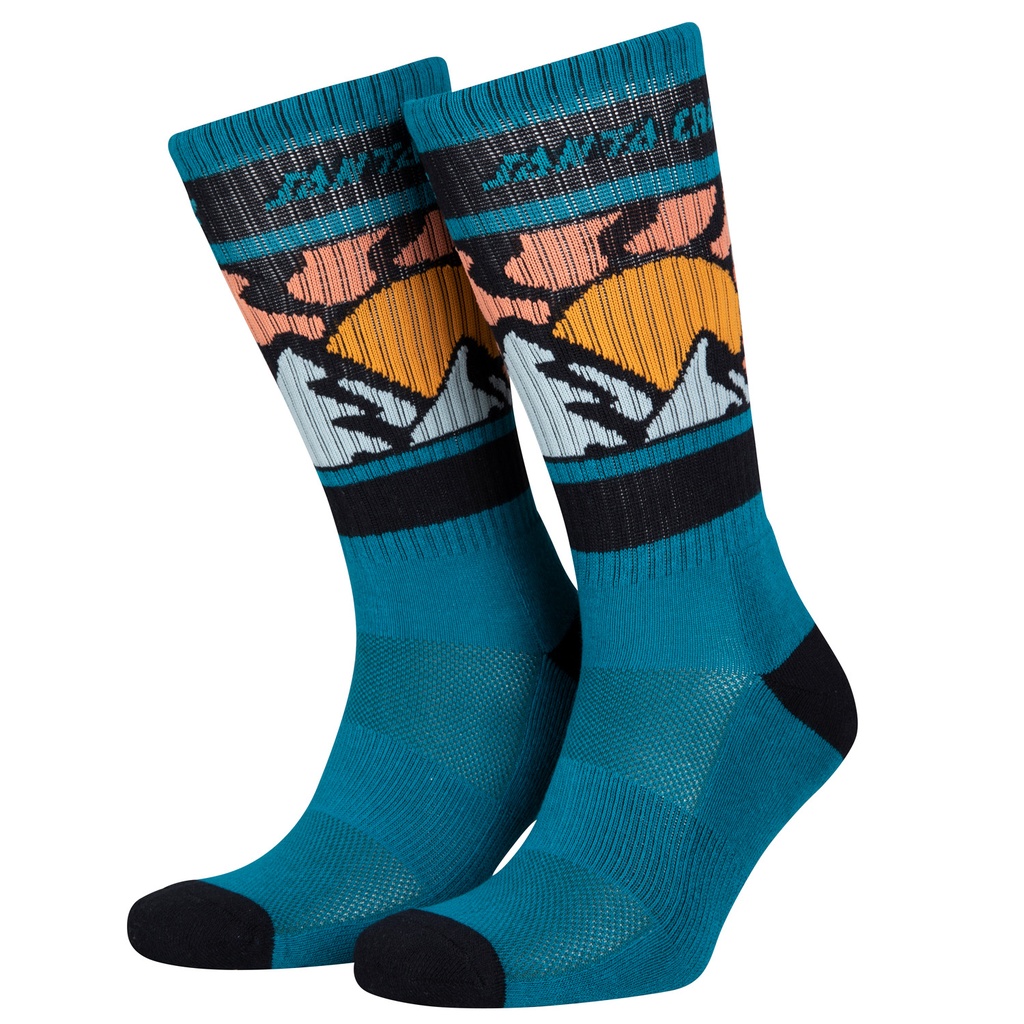 [SCA-SCK-0401] Socks Vista Strip (VERDIGRIS)
