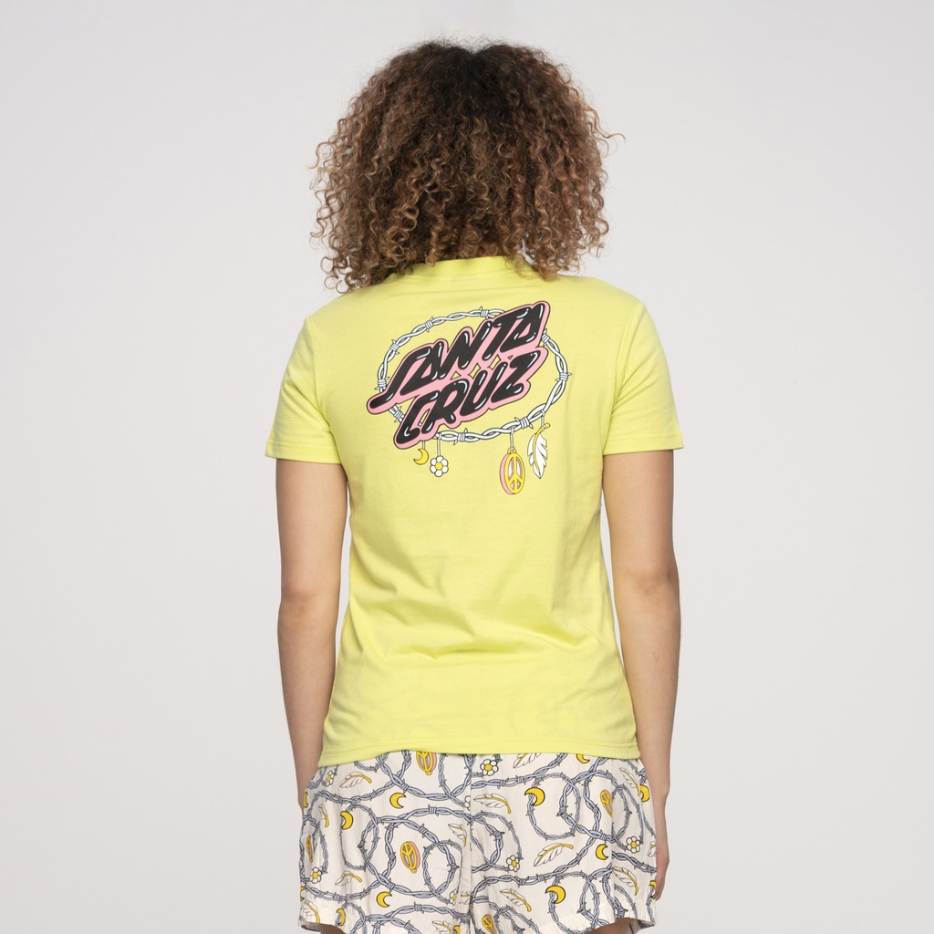 TEE WOMEN BARBED OVAL DOT