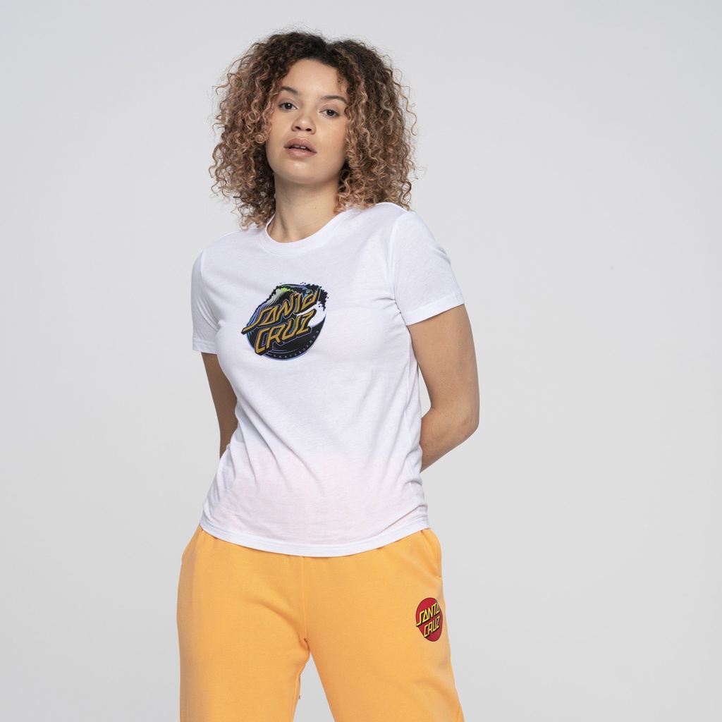 TEE WOMEN HOLO WAVE DOT FRONT