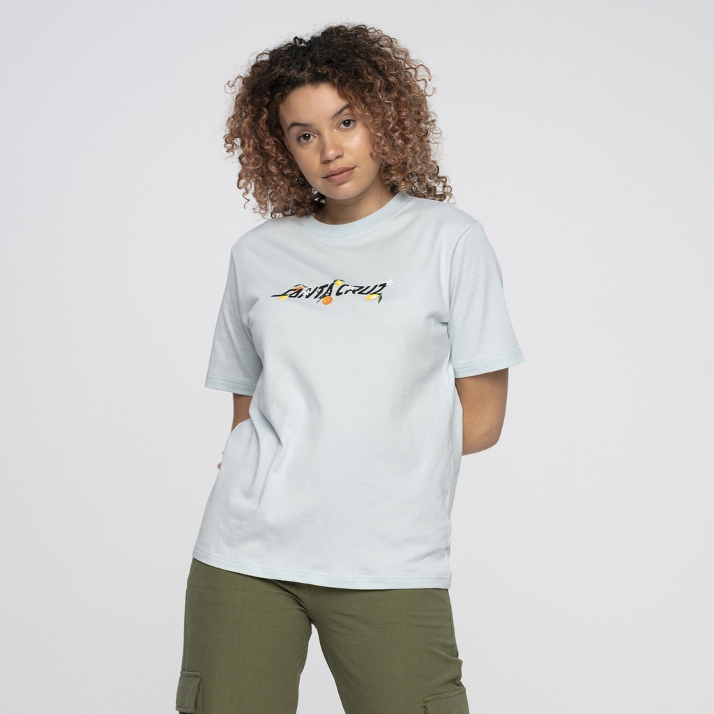 [SCA-WTE-1919] Tee Women Orchard Strip (Baby Blue, 6)
